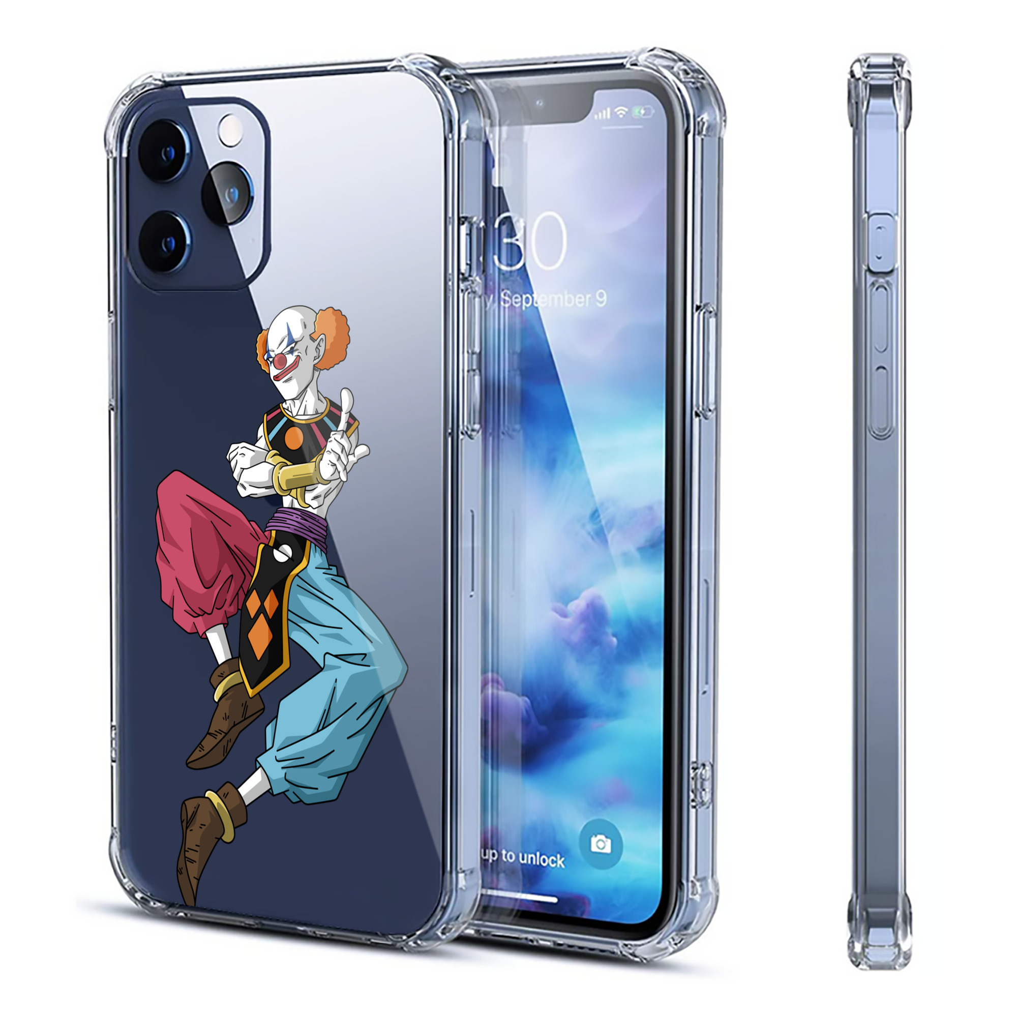 （画像用） ドラゴンボール DRAGON BALL 【iPhone 12シリーズ対応】透明スマホケース（クリアソフトケース）